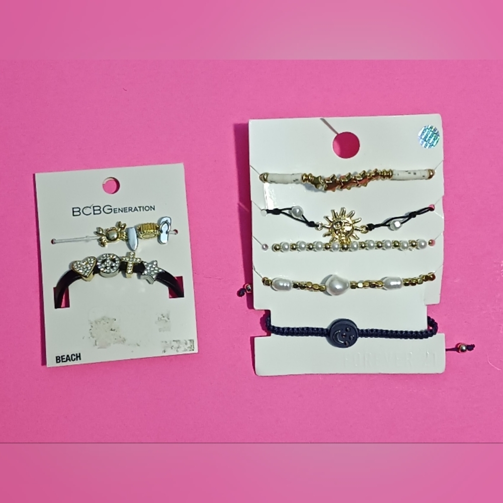 SALVAGE- BCBG & FOREVER 21 Bracelet Sets